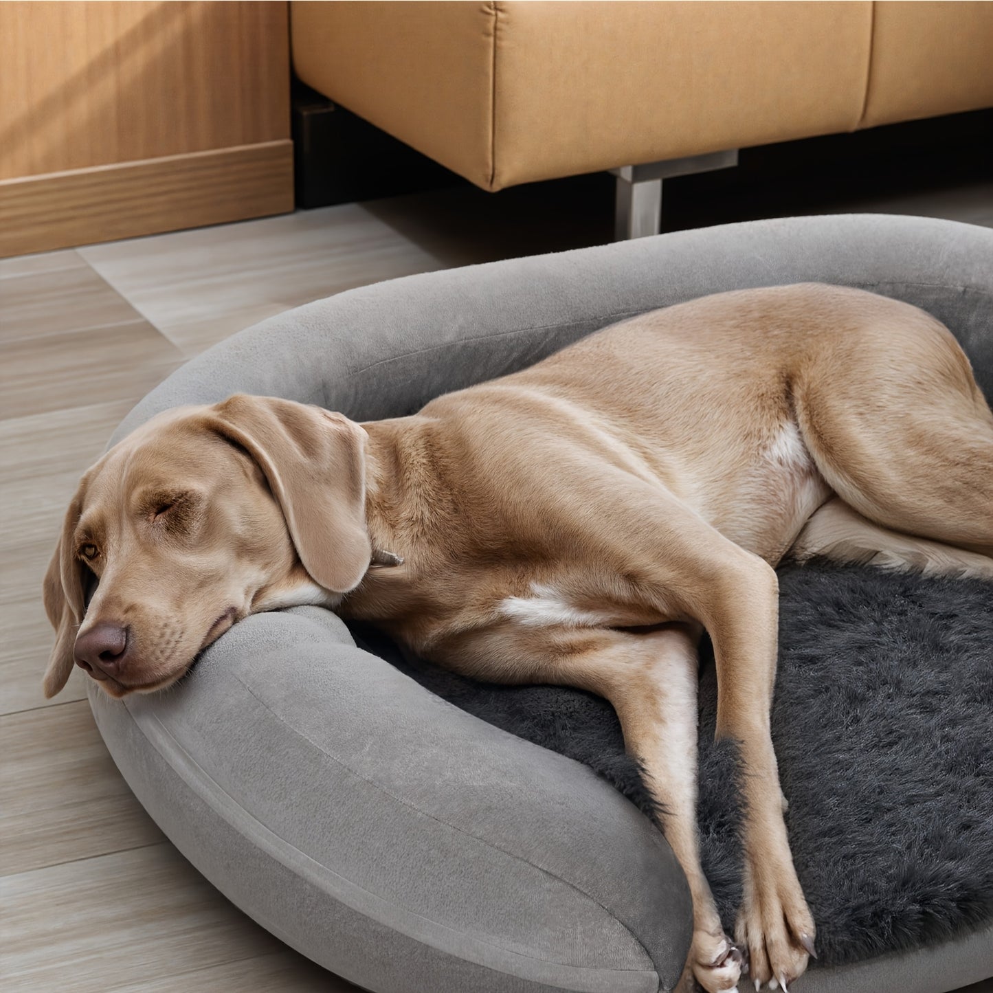 Gimars Pawsitive Haven: Orthopedic Dog Bed with 3” Memory Foam