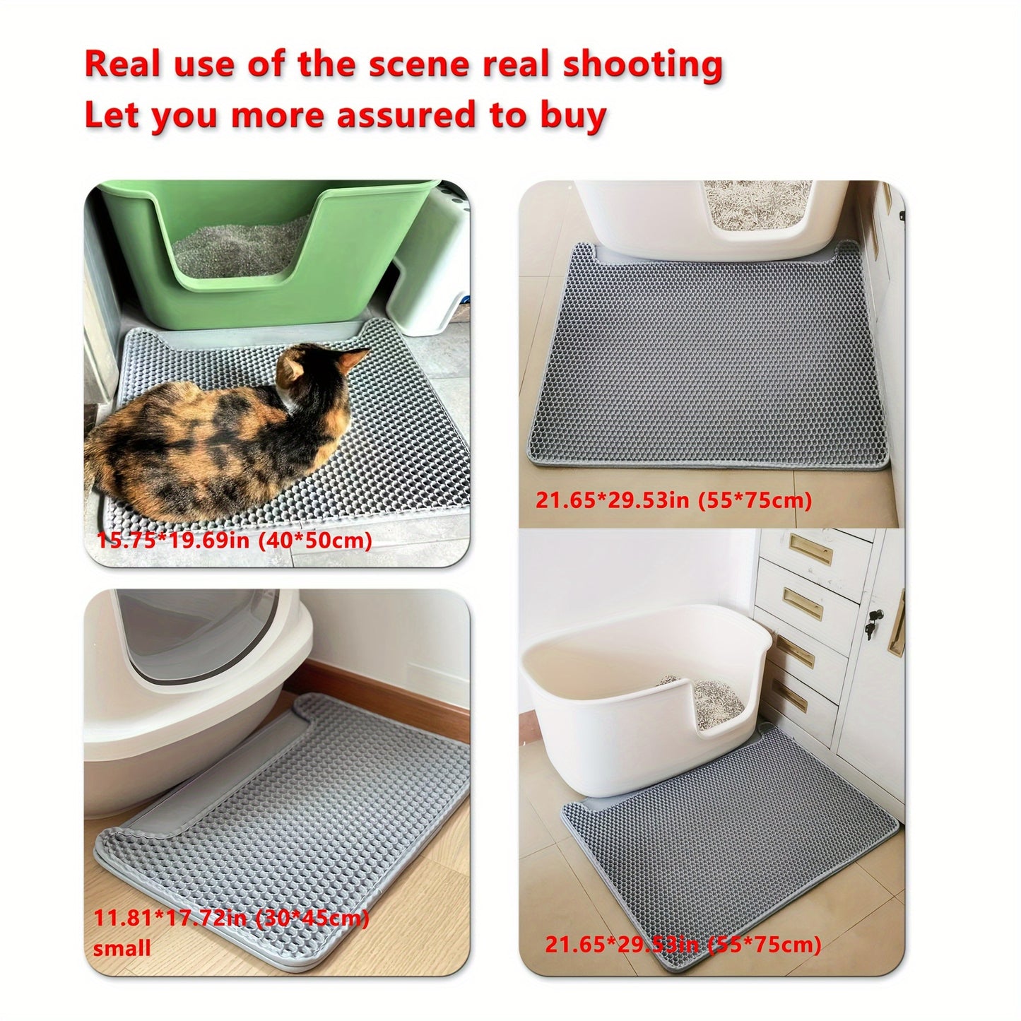 Double Layer Cat Litter Mat – Keep Your Home Clean and Tidy!