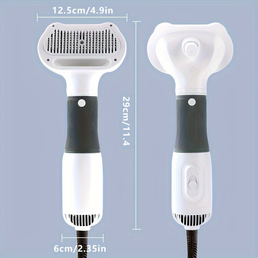 WhisperQuiet: 2-in-1 Pet Dryer & Comb for Stress-Free Grooming