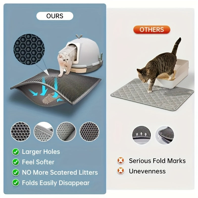 Splash-Proof Cat Litter Mat – Keep Your Home Clean and Fresh