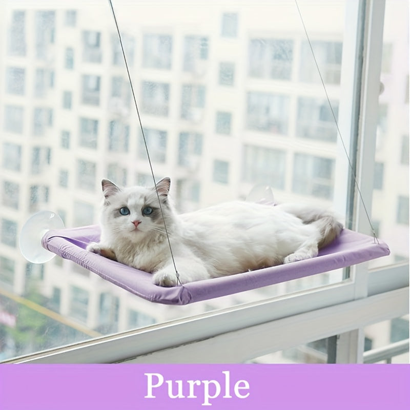 WindowWink: Detachable Cat Hammock with Steel Suction Cups