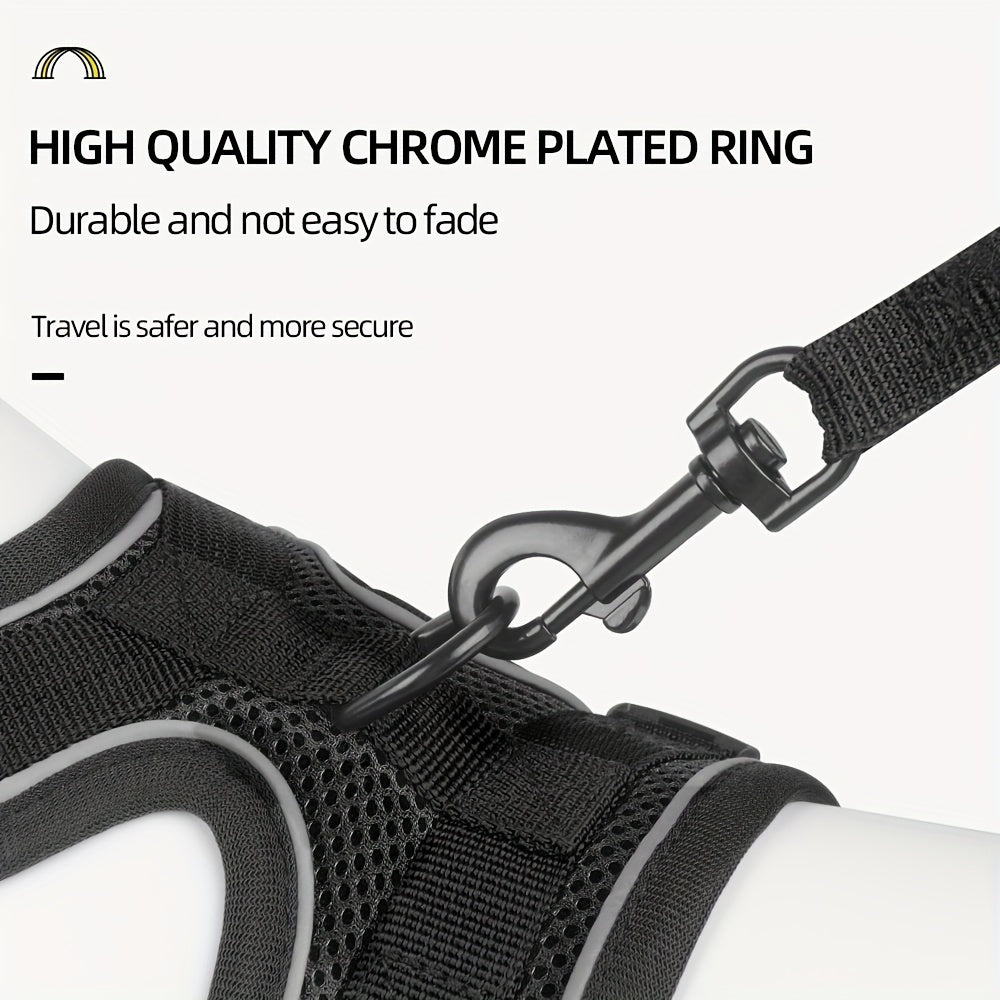 Reflective Cat Harness & Leash Set – Walks, Training, and Adventures Made Safe