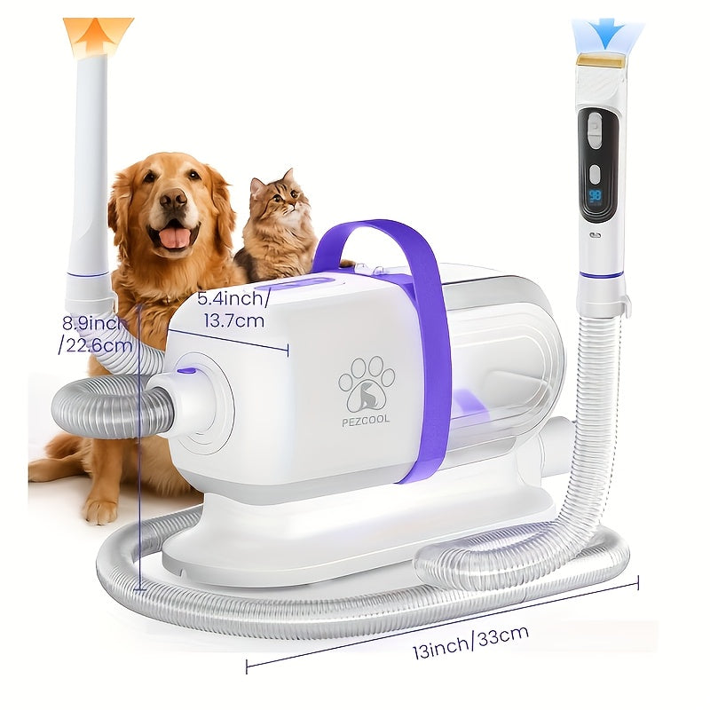 MISBY ProPaw: 8-in-1 Dog Grooming Vacuum with Dryer & 6 Tools