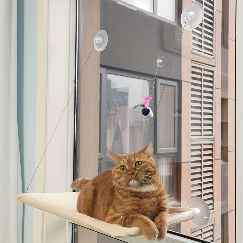 WindowWink: Detachable Cat Hammock with Steel Suction Cups