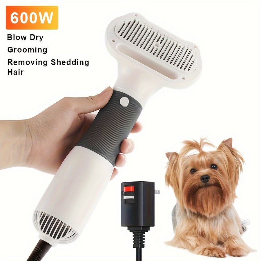 WhisperQuiet: 2-in-1 Pet Dryer & Comb for Stress-Free Grooming