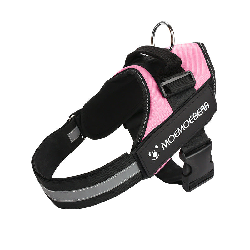 SecureFit No-Pull: Padded Harness with Control Handle for Large Pets