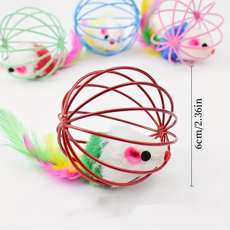 FeatherFrenzy: Real Feather Teaser Toy for Cats