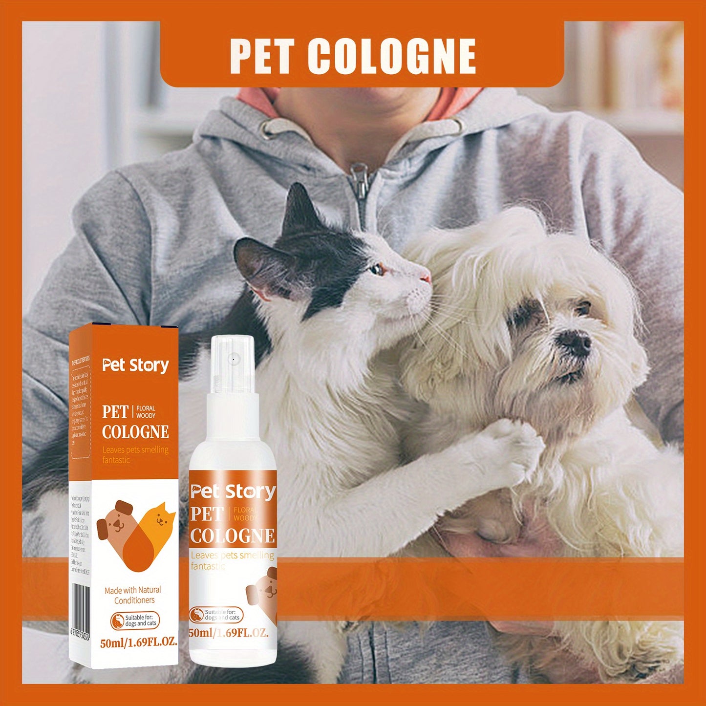 PawScent Naturals: Lavender & Citrus Cologne for Cats & Dogs