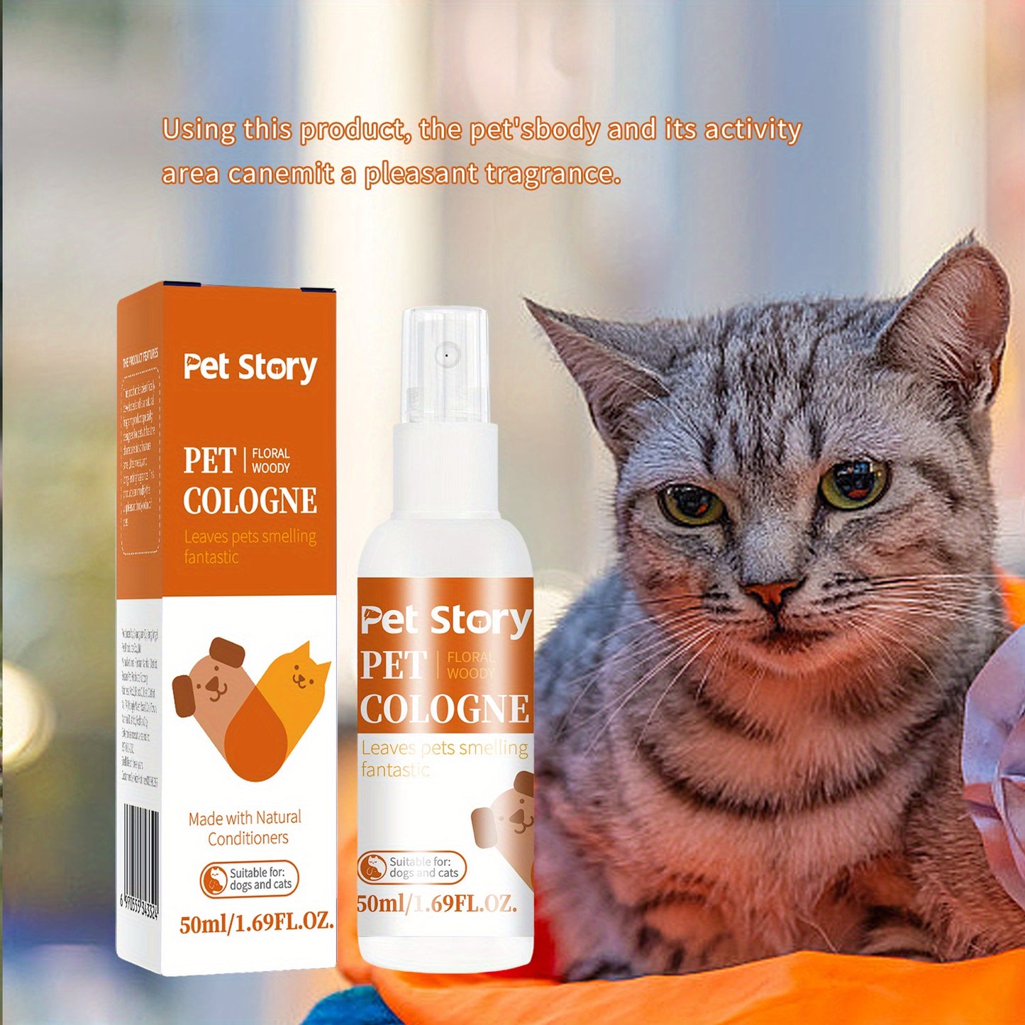 PawScent Naturals: Lavender & Citrus Cologne for Cats & Dogs