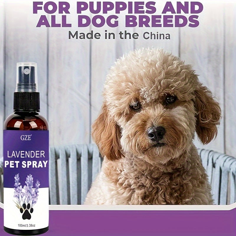 GZE Lavender Bliss: 3-in-1 Detangler, Conditioner & Odor Neutralizer for Dogs