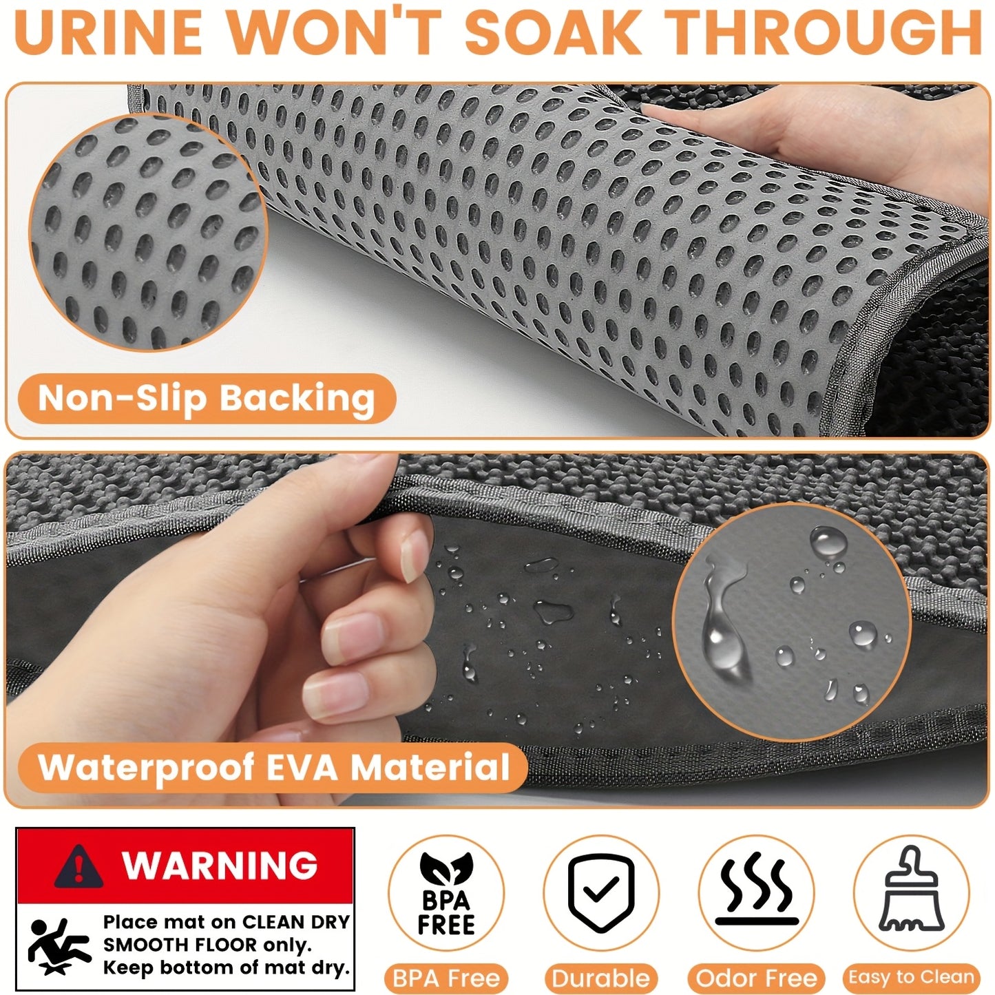 Honeycomb Double Layer Cat Litter Mat – Keep Your Floors Clean & Mess-Free