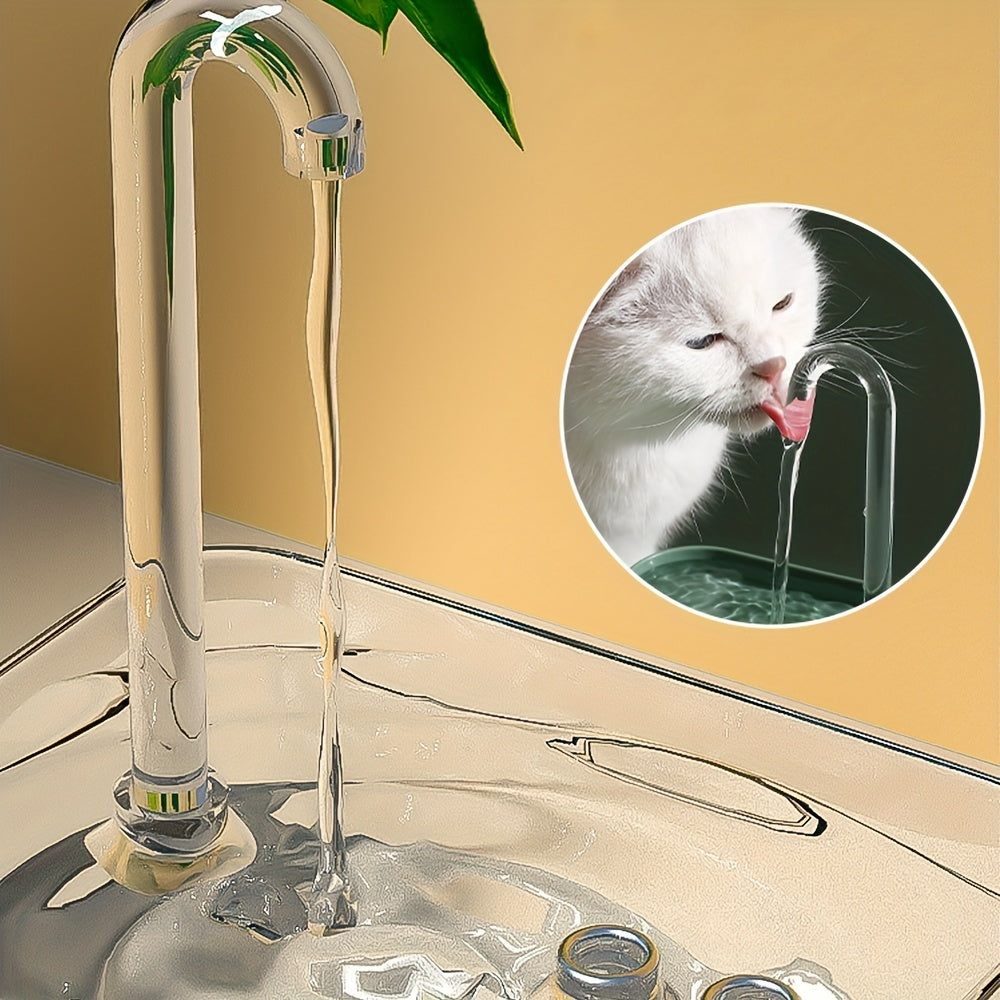 AquaPurr Flow: Faucet-Style Cat Water Fountain for Hydration