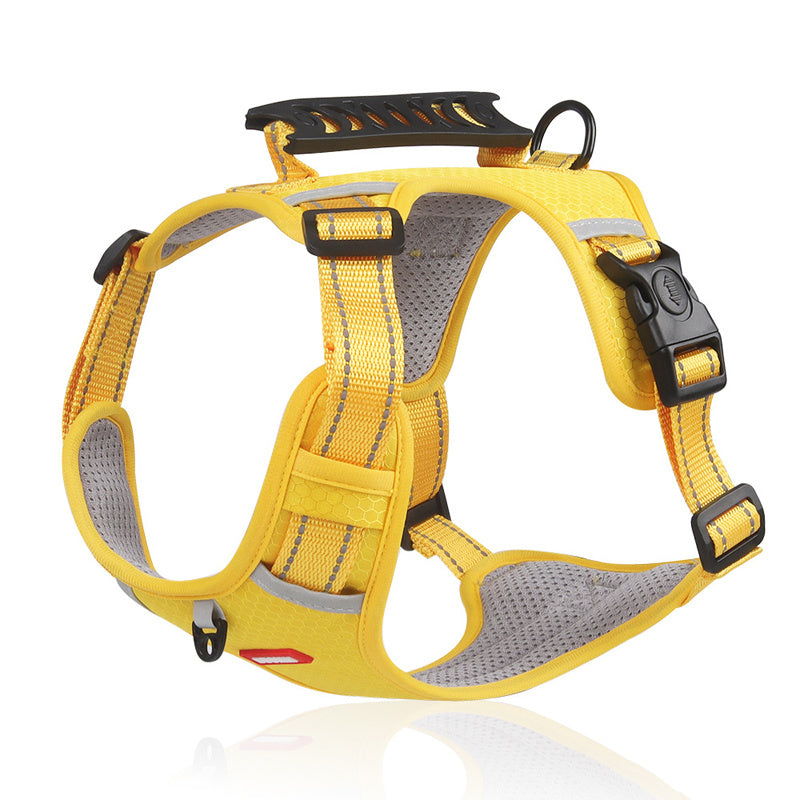 No-Pull ComfortMax: Adjustable Harness with Padding & Control Handle for Pets