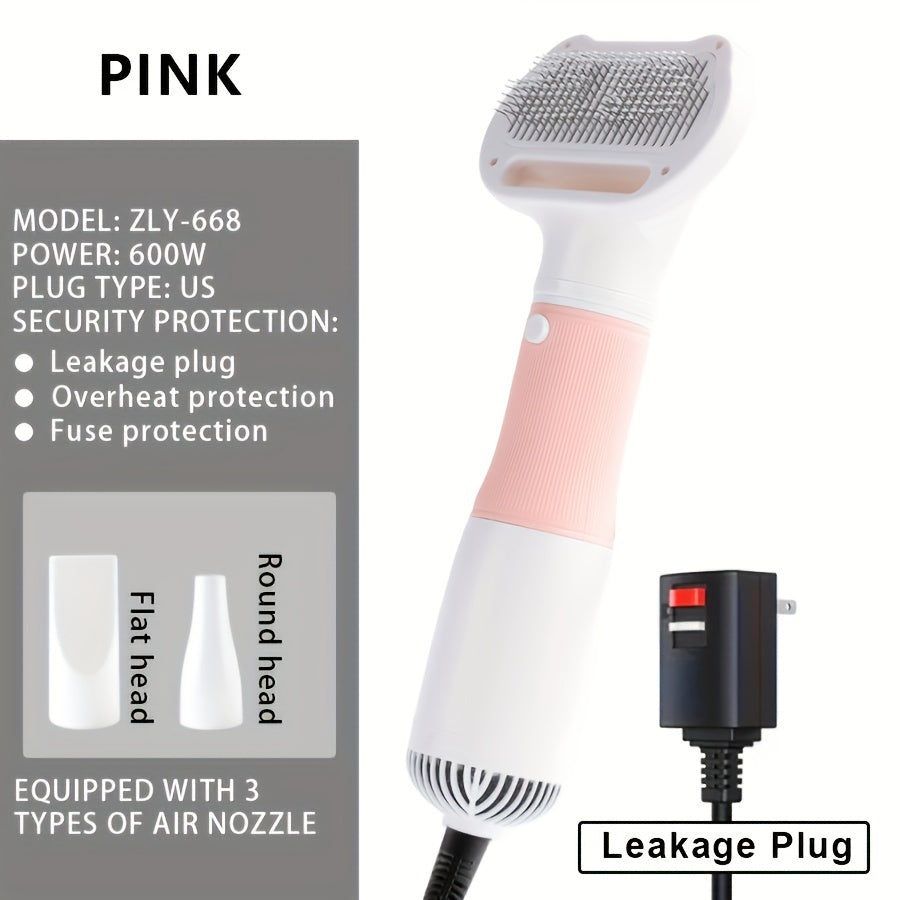 WhisperQuiet: 2-in-1 Pet Dryer & Comb for Stress-Free Grooming