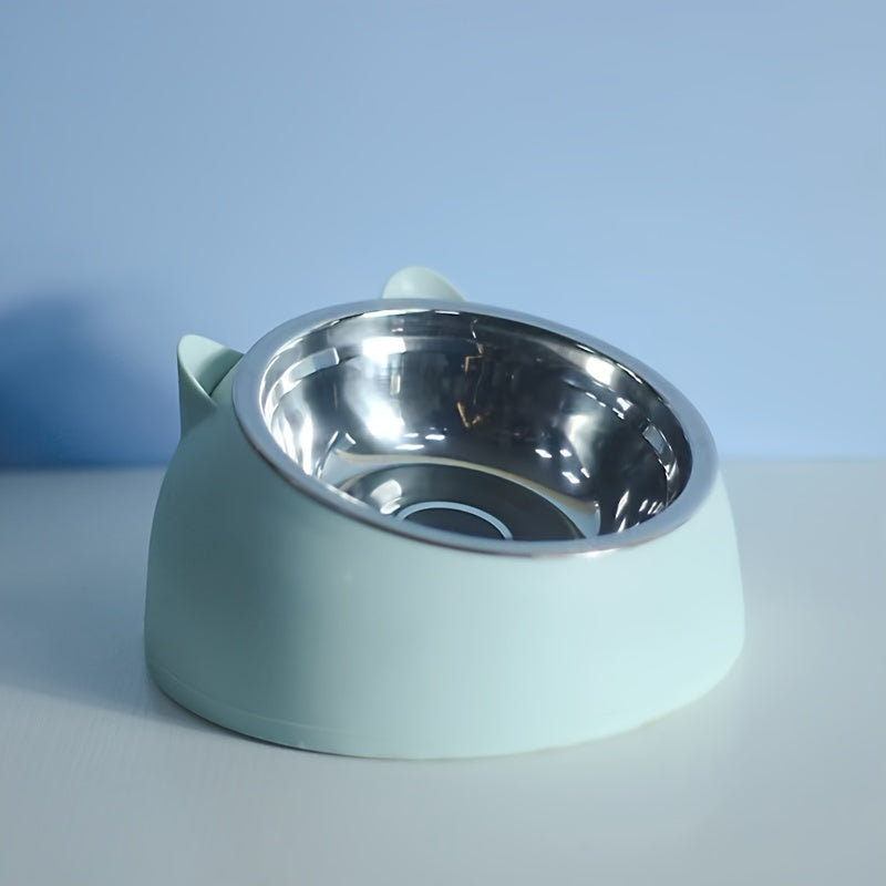 ErgoTilt: Raised Non-Slip Cat Bowl