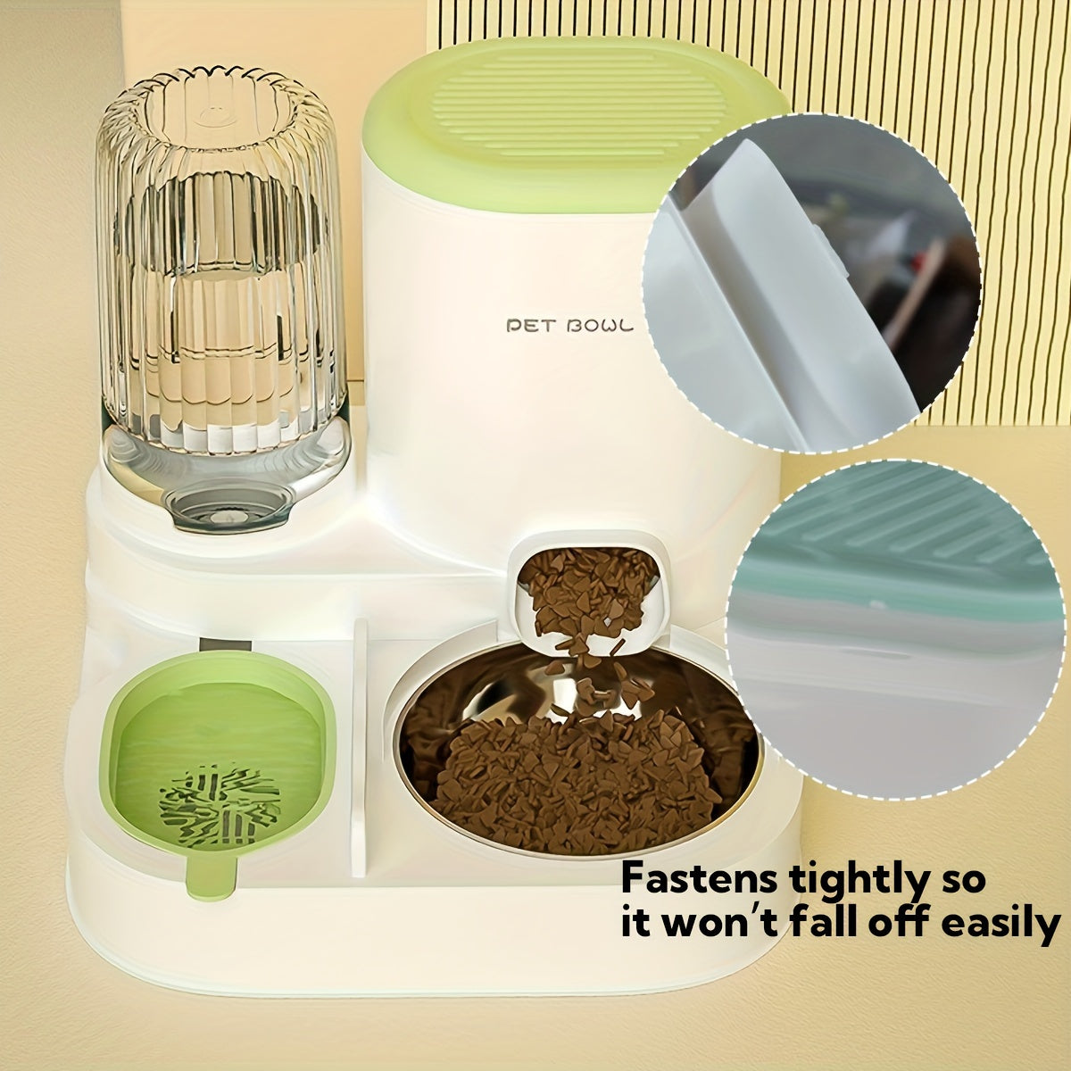 AquaFlow: 2-in-1 Gravity Cat Feeder & Fountain