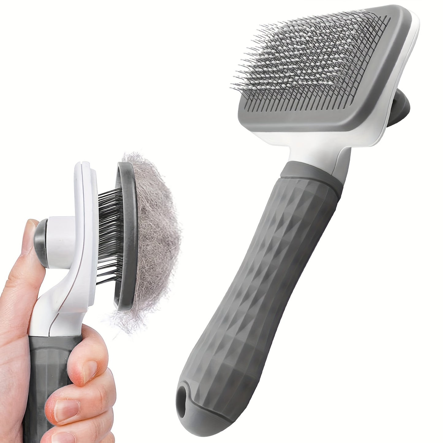 Easy-Clean Pet Grooming Brush – The Ultimate Grooming Tool for Your Furry Friends!