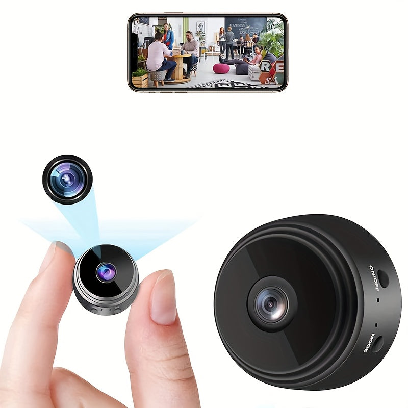 MiniSpy 480P: Wireless Camera with Magnetic Mount & Remote Surveillance (Non-Waterproof)