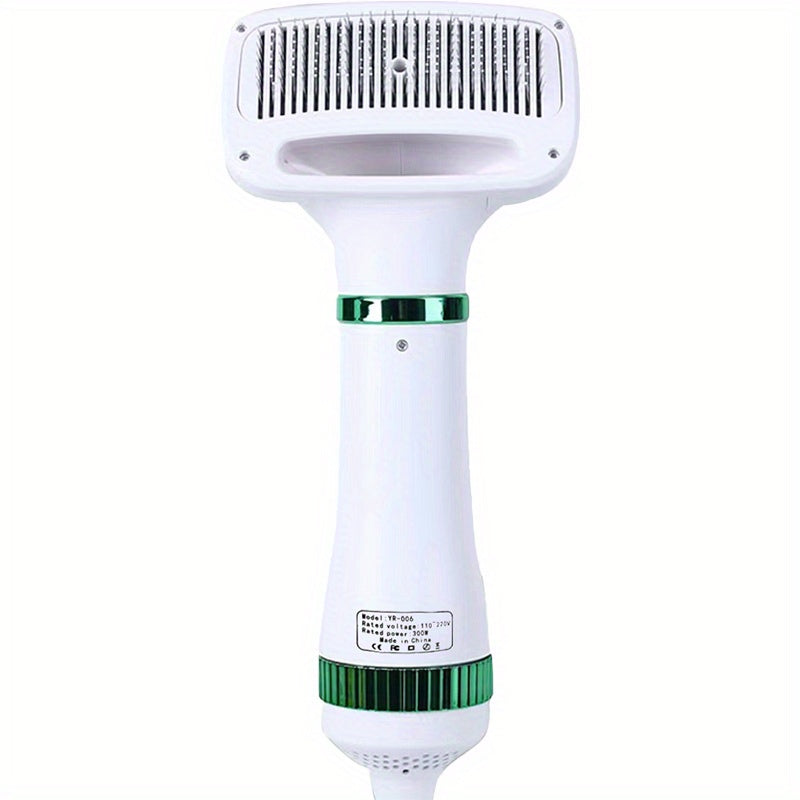 PawDry Pro: 2-in-1 Pet Dryer & Brush with Low-Noise Design