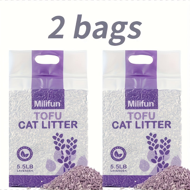 PurrLavender: Super Absorbent Tofu Cat Litter – Fast Clumping & Odor-Free