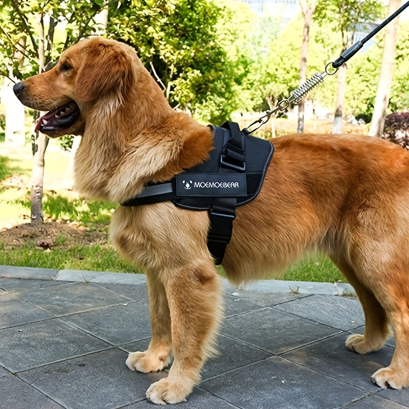 SecureFit No-Pull: Padded Harness with Control Handle for Large Pets