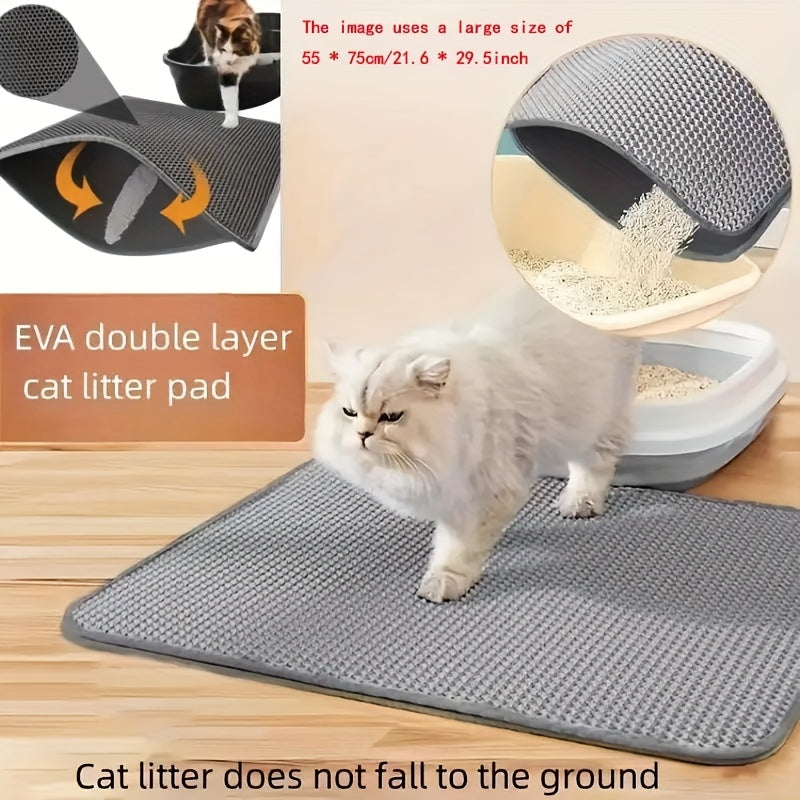 Splash-Proof Cat Litter Mat – Keep Your Home Clean and Fresh