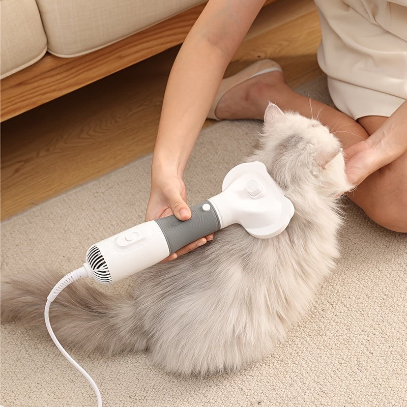 WhisperQuiet: 2-in-1 Pet Dryer & Comb for Stress-Free Grooming