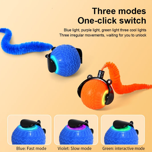 PawGlow: Rechargeable LED Pet Ball with 3 Modes