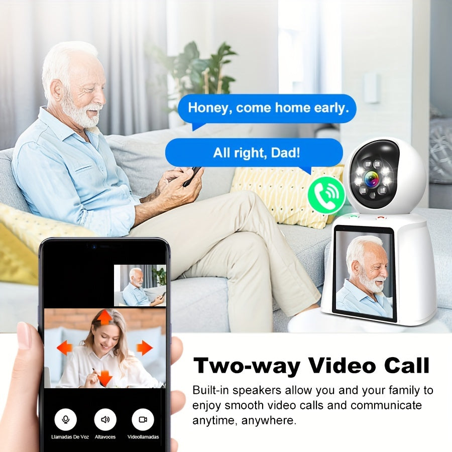 PawView: Smart Pet Camera with Touchscreen & 2-Way Calling