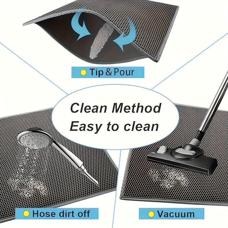 Splash-Proof Cat Litter Mat – Keep Your Home Clean and Fresh