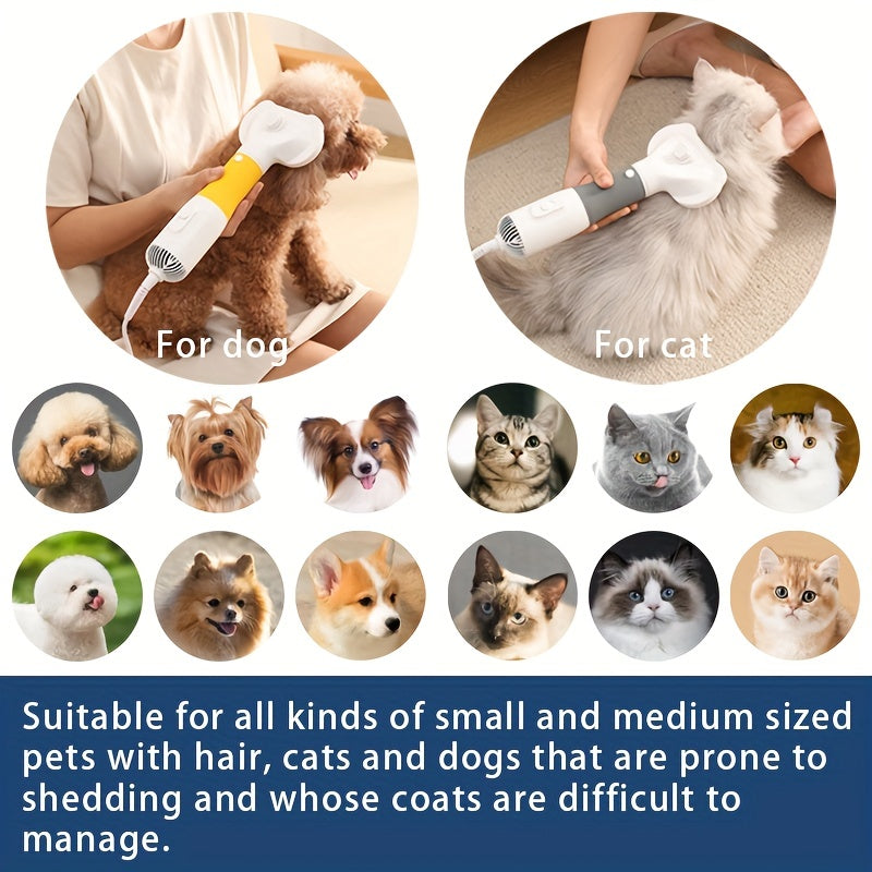 WhisperQuiet: 2-in-1 Pet Dryer & Comb for Stress-Free Grooming