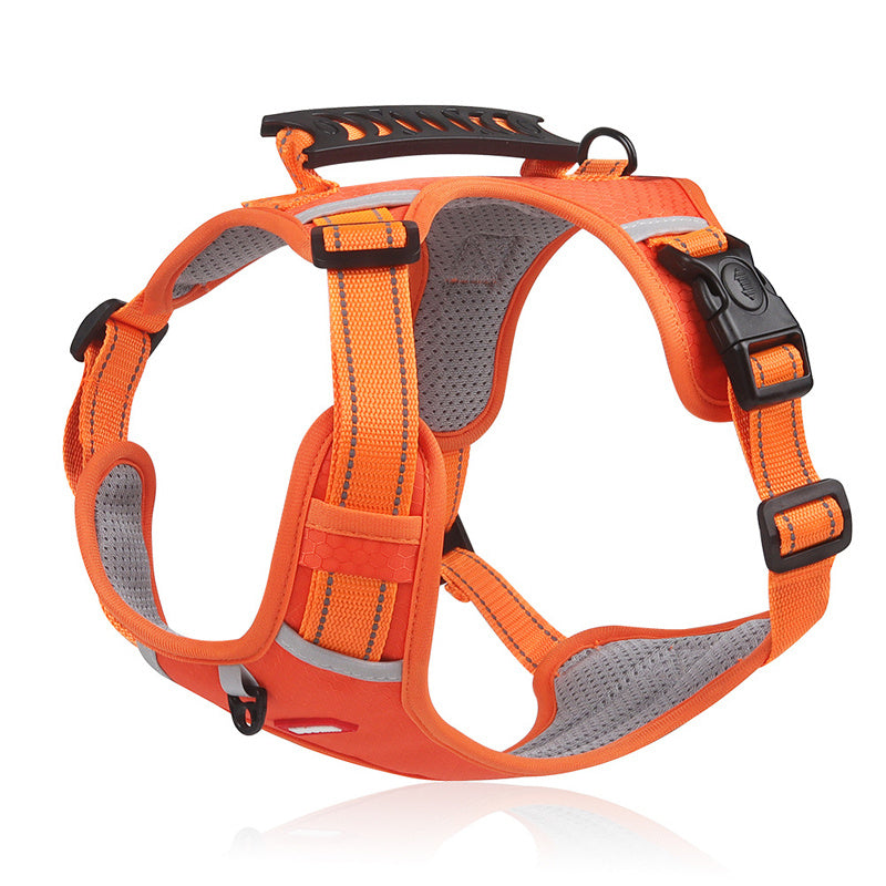 No-Pull ComfortMax: Adjustable Harness with Padding & Control Handle for Pets