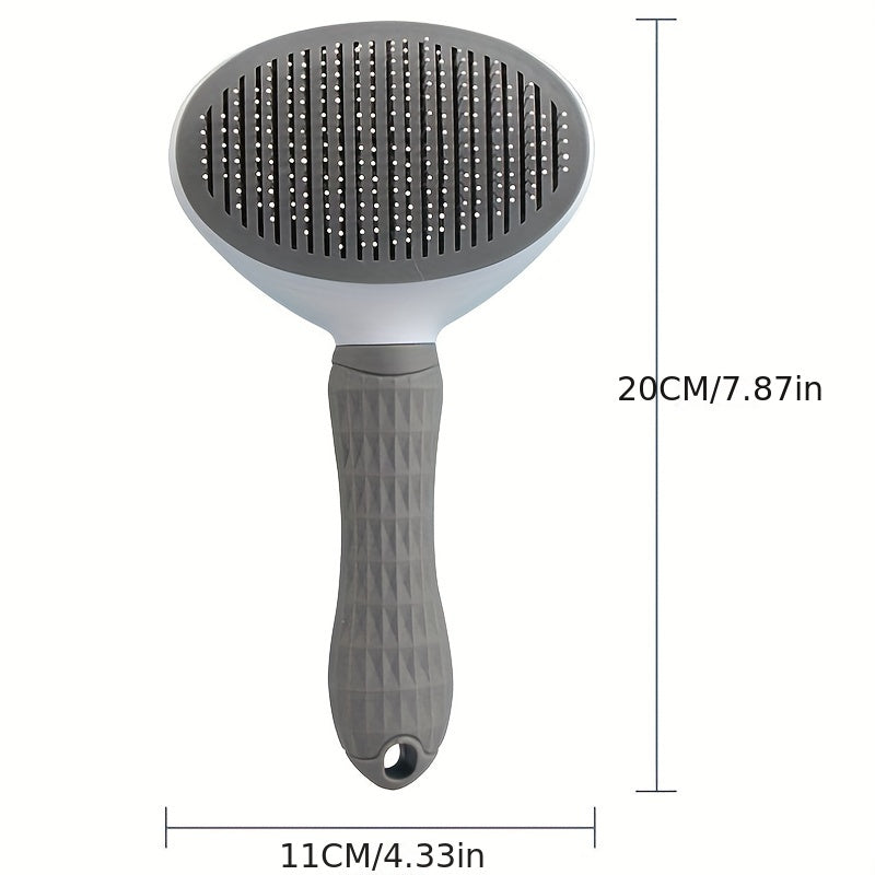 PurrfectGroom: 2-in-1 Hair Removal Comb with Easy Cleaning for Pets