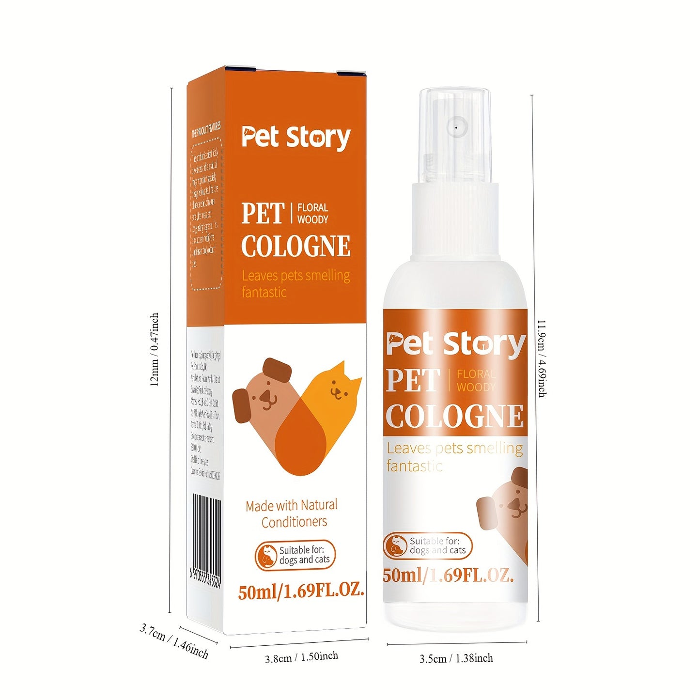 PawScent Naturals: Lavender & Citrus Cologne for Cats & Dogs