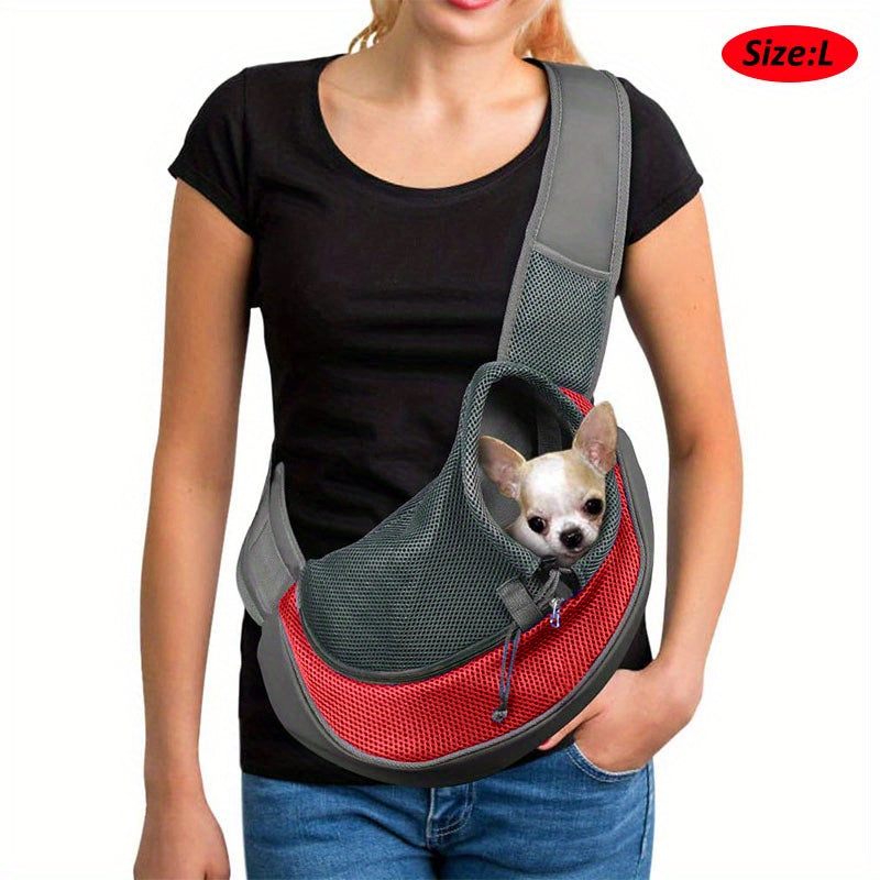 PawSafe GlowMesh: Hands-Free Sling Carrier for Small Pets