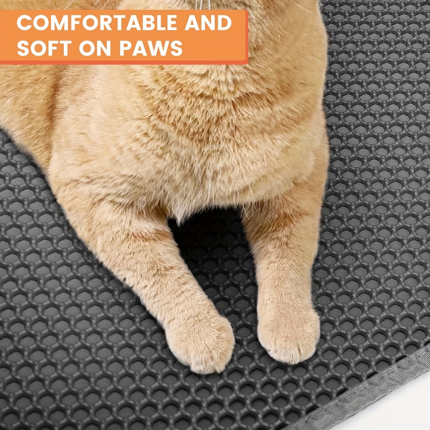 Honeycomb Double Layer Cat Litter Mat – Keep Your Floors Clean & Mess-Free