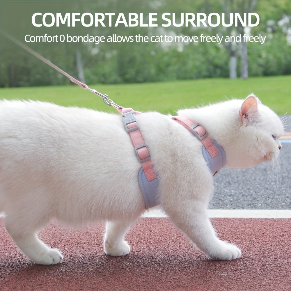 Superior Cat Outfitters: Adjustable Harness & Leash for Outdoor Adventures