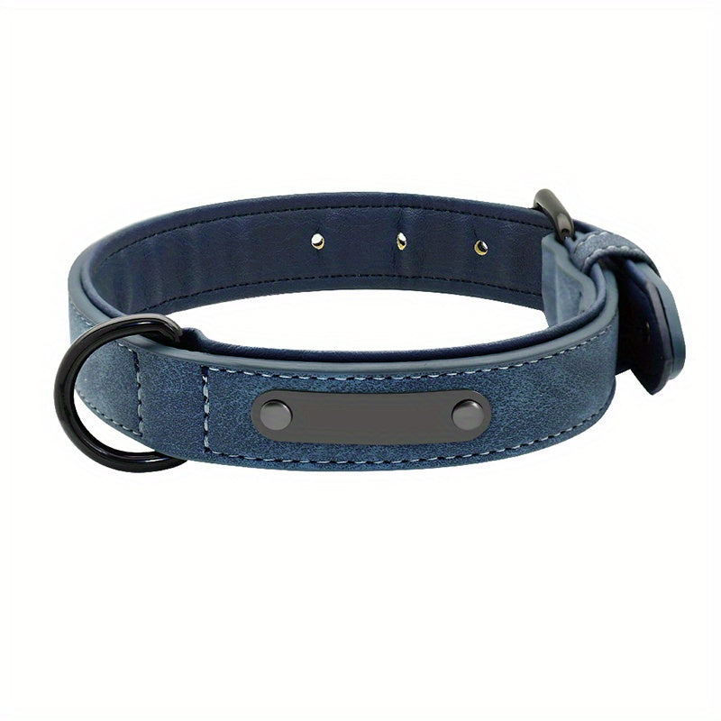 Luxe: Engraved Leather Dog Collar