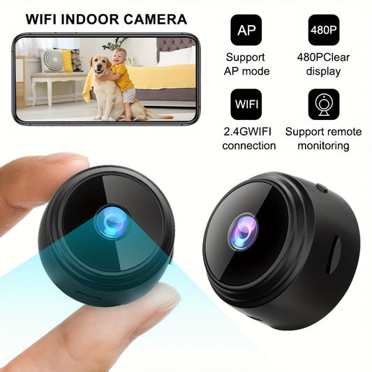 MiniSpy 480P: Wireless Camera with Magnetic Mount & Remote Surveillance (Non-Waterproof)