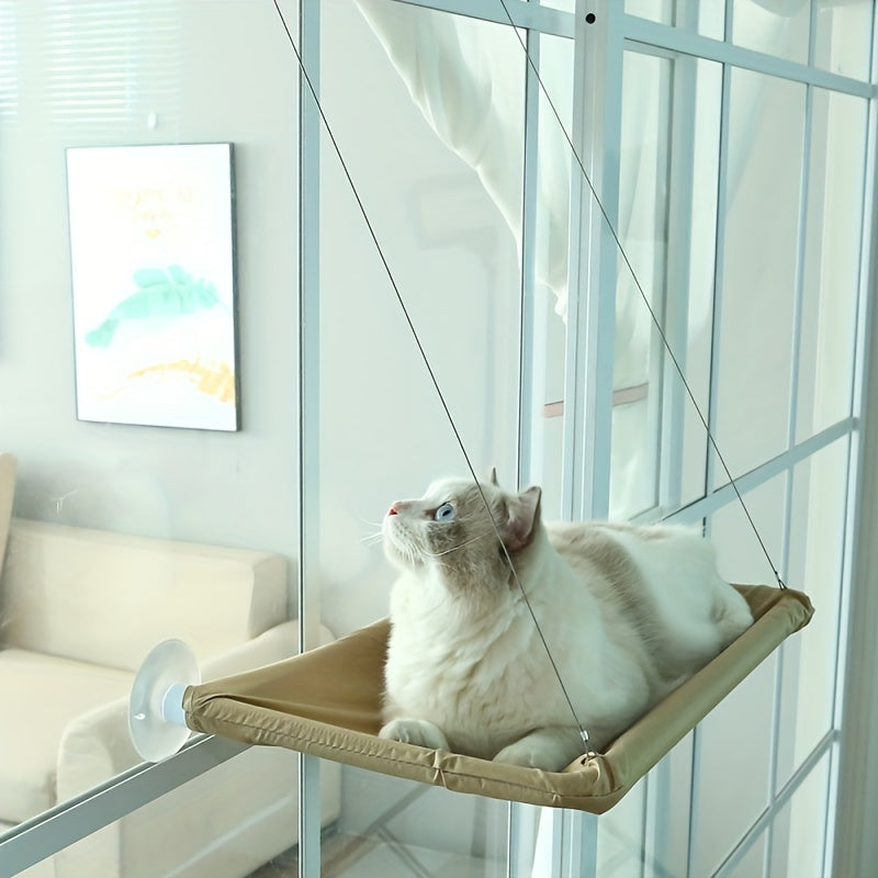 WindowWink: Detachable Cat Hammock with Steel Suction Cups