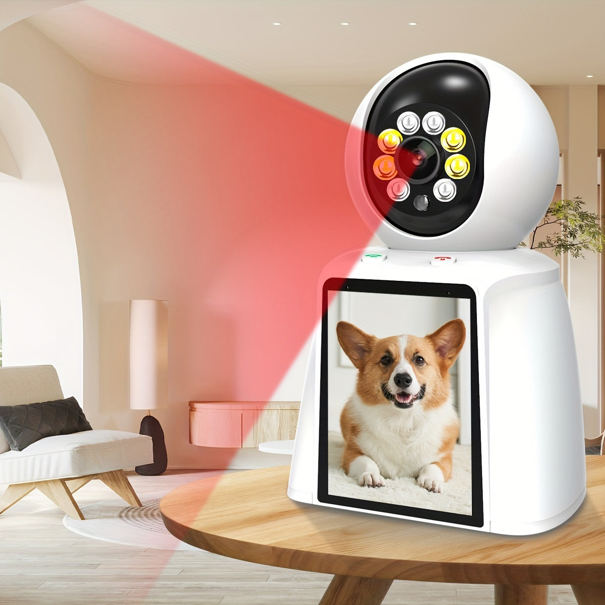 PawView: Smart Pet Camera with Touchscreen & 2-Way Calling