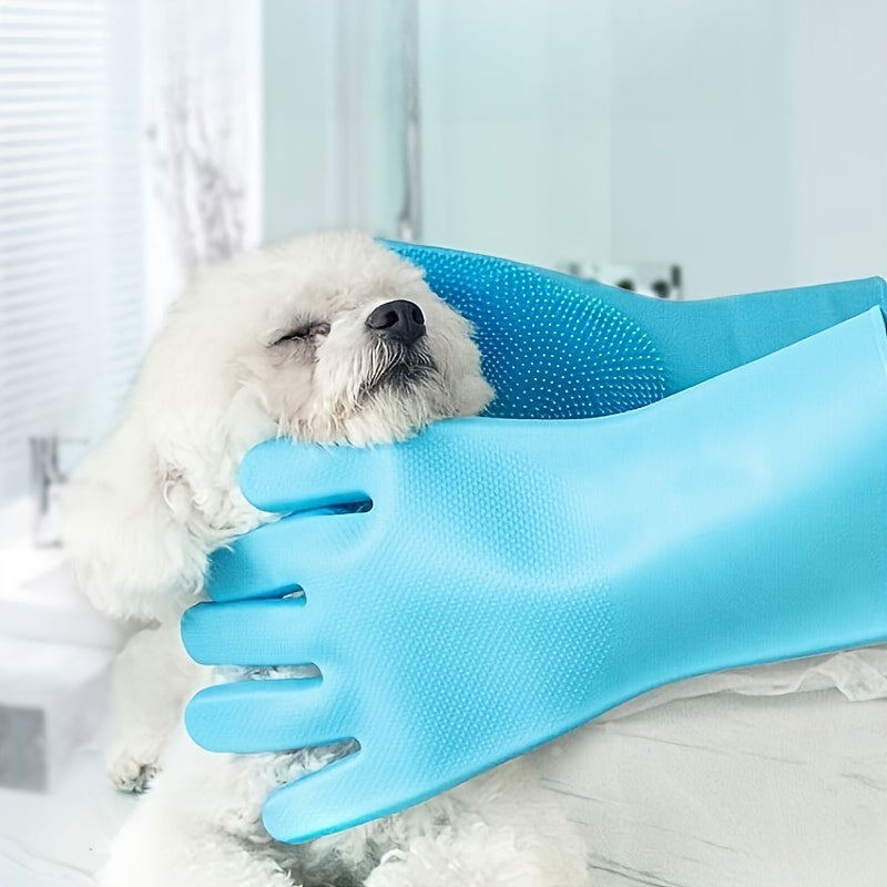 PawSpa: Massaging Pet Bath Gloves for Shedding Control & Stress-Free Baths