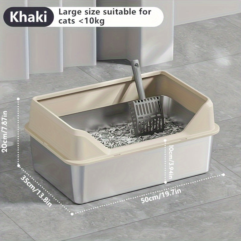 Premium XL: Heavy-Duty, Spill-Proof Litter Box for Large & Multiple Cats