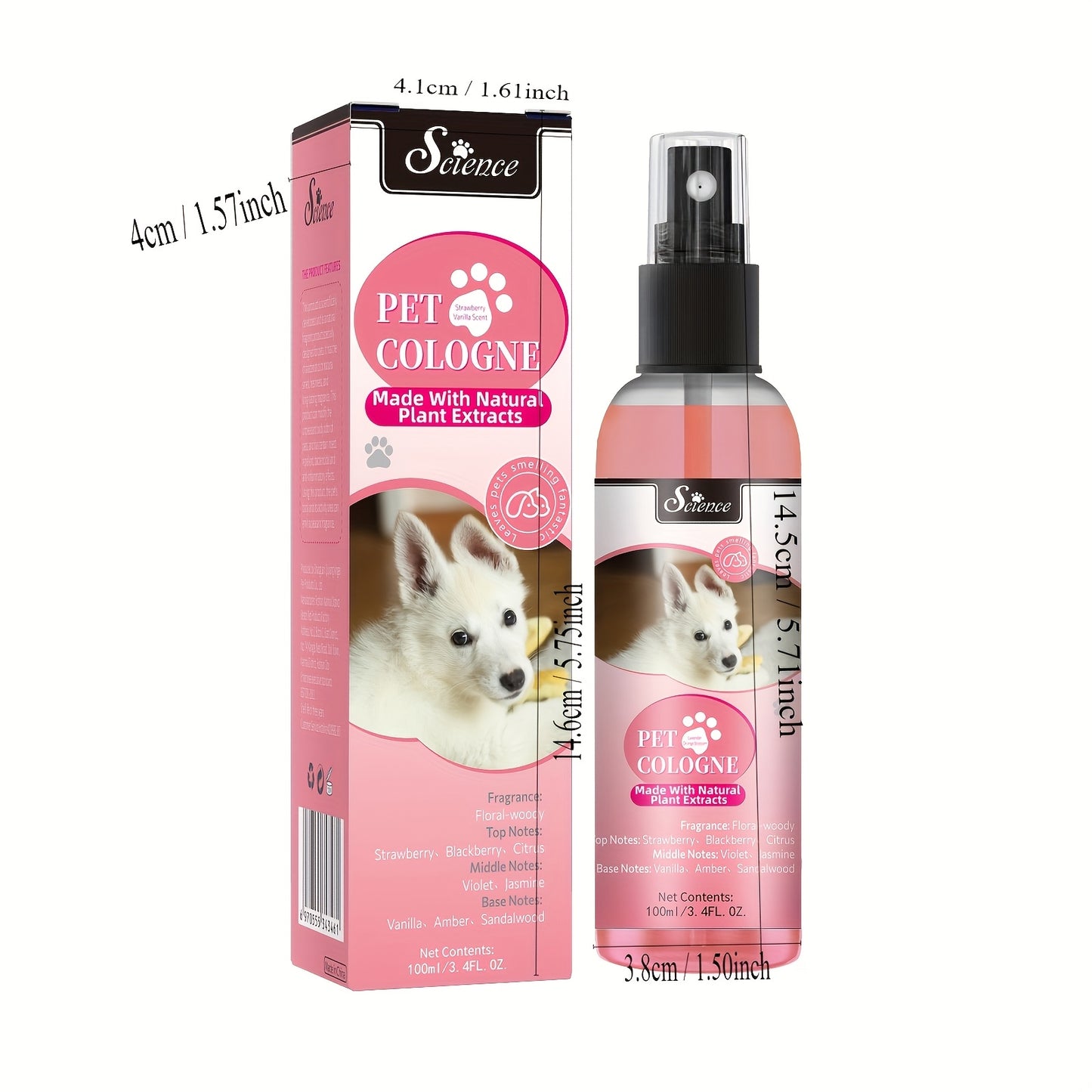 BerryBliss: Strawberry-Scented Pet Deodorizer for Cats, Dogs & Home