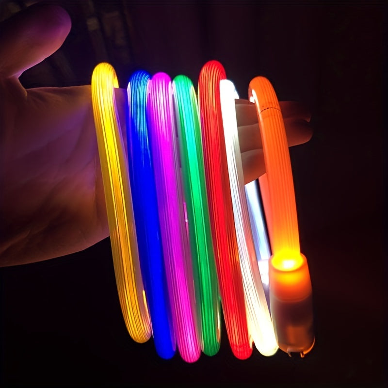 GlowPaws: 360° LED Dog Collar for Night Safety