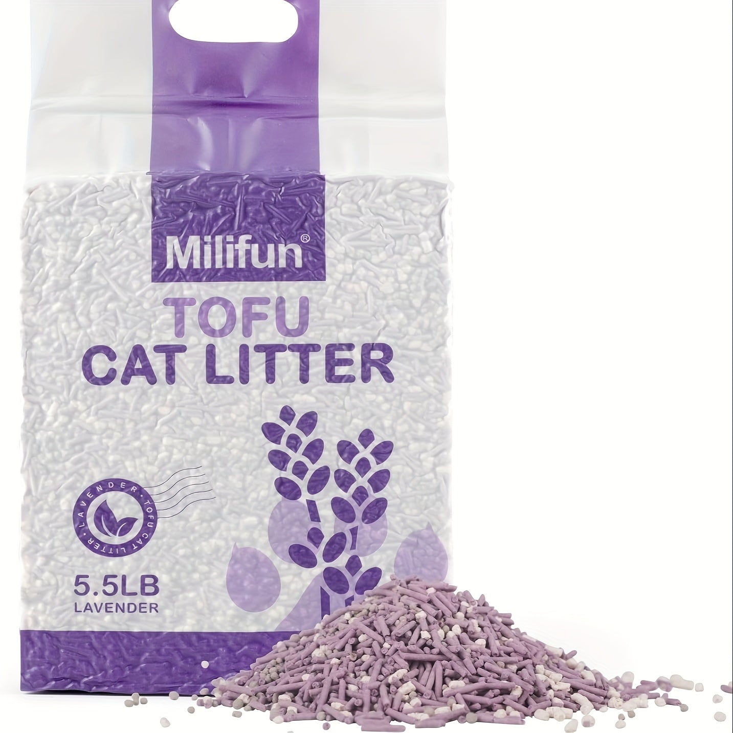 PurrLavender: Super Absorbent Tofu Cat Litter – Fast Clumping & Odor-Free