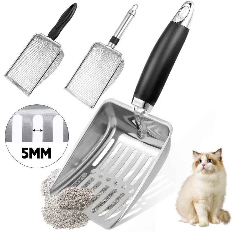 Stainless Steel Cat Litter Scoop