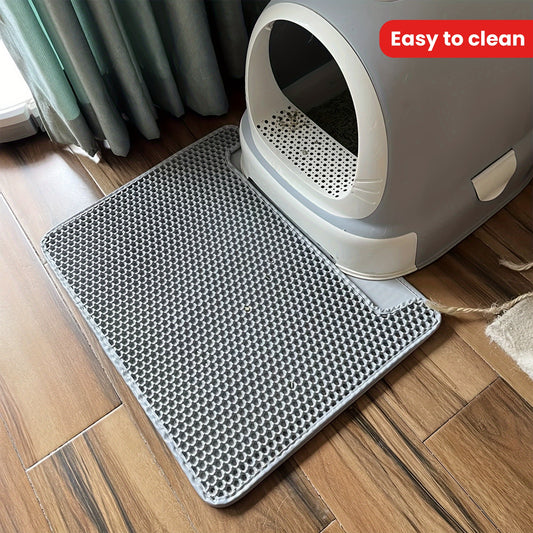 Double Layer Cat Litter Mat – Keep Your Home Clean and Tidy!