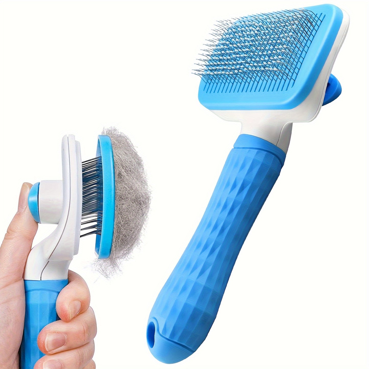 Easy-Clean Pet Grooming Brush – The Ultimate Grooming Tool for Your Furry Friends!