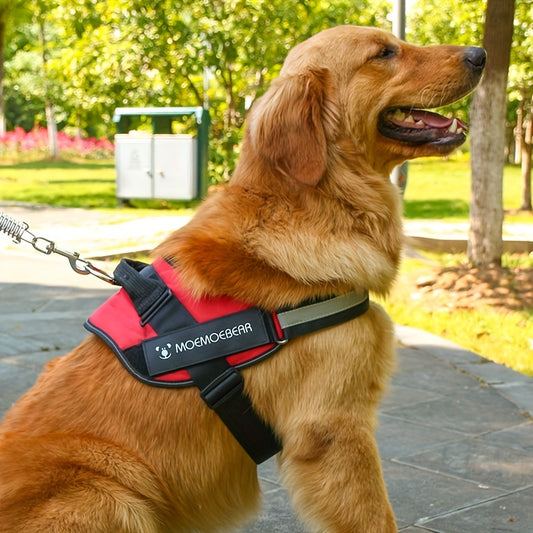 SecureFit No-Pull: Padded Harness with Control Handle for Large Pets